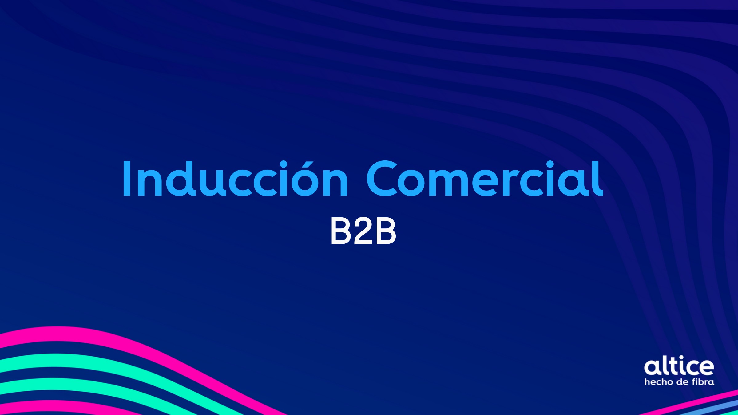 Inducción Comercial: Ventas Negocios