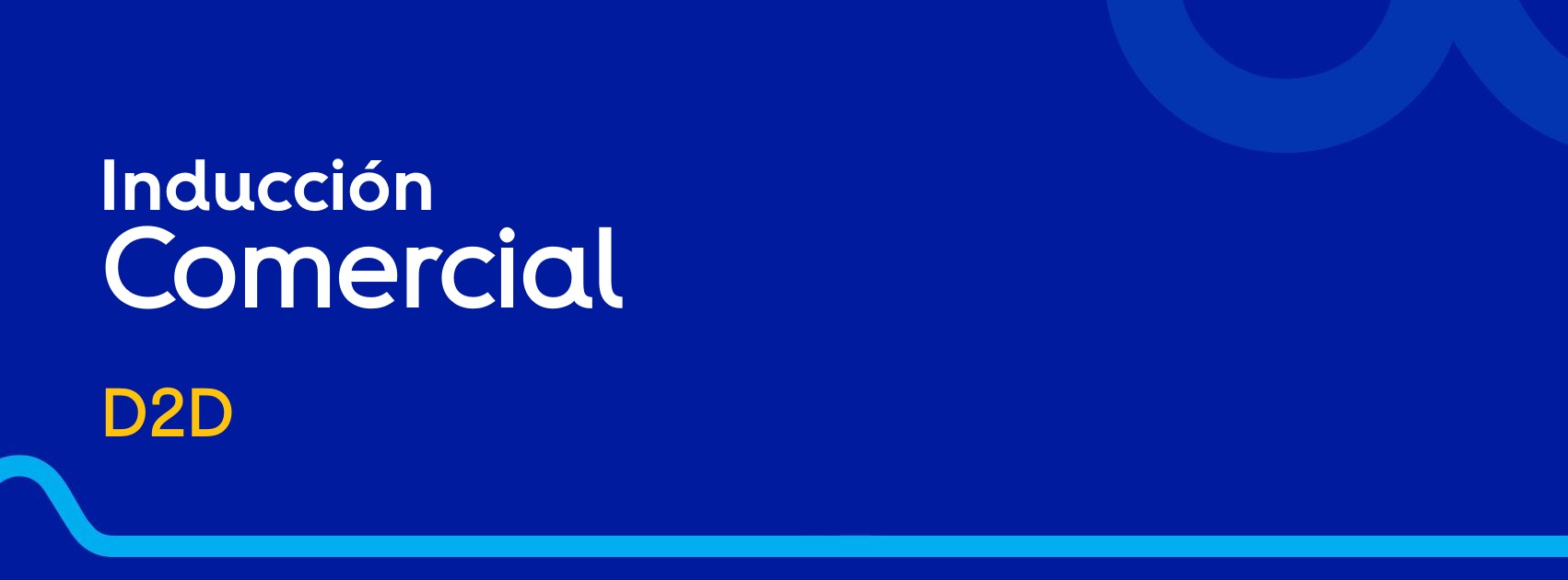 Inducción Comercial: Door to Door Fijo