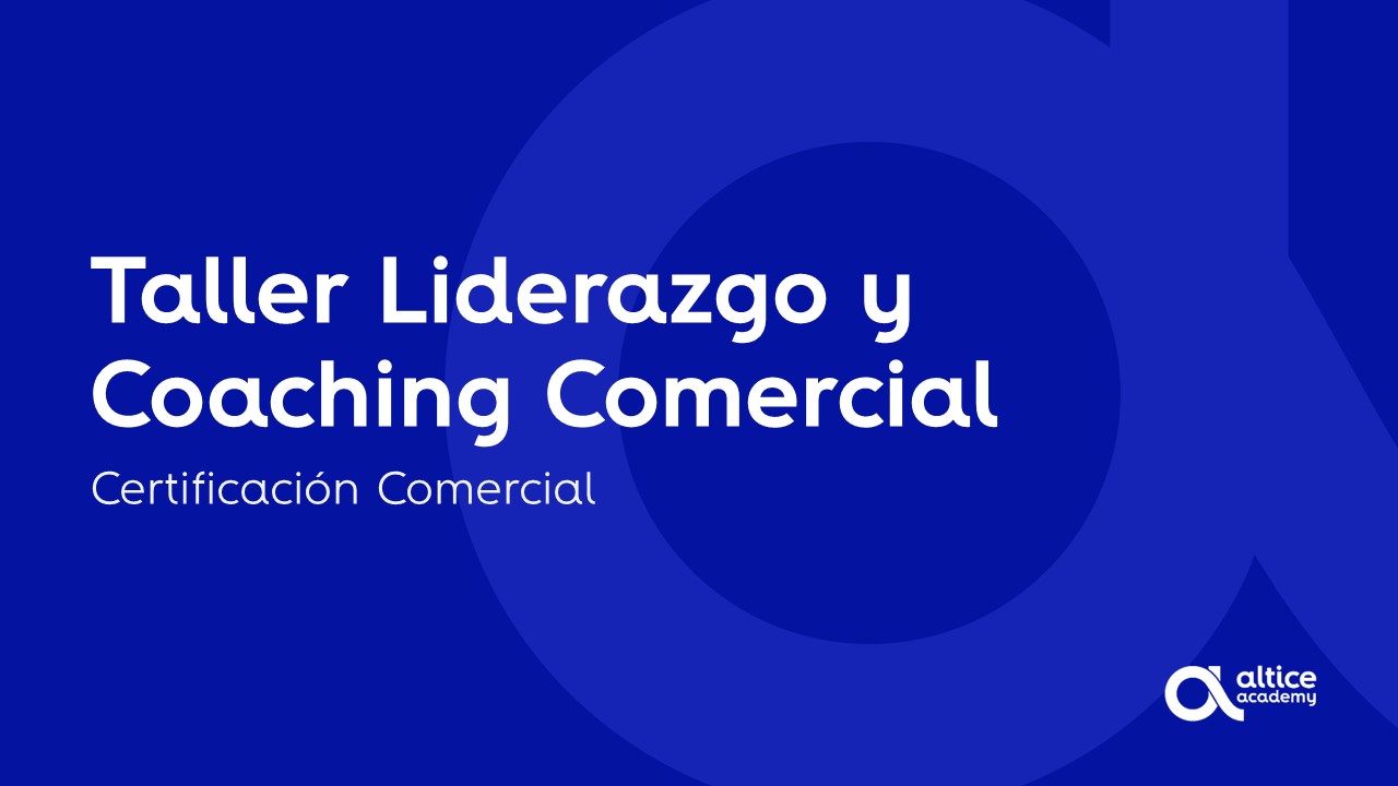 Taller Liderazgo y Coaching Comercial