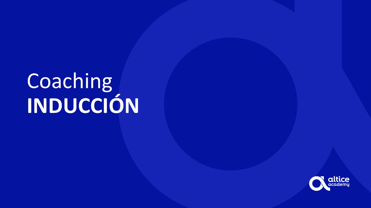 Coaching Inducción