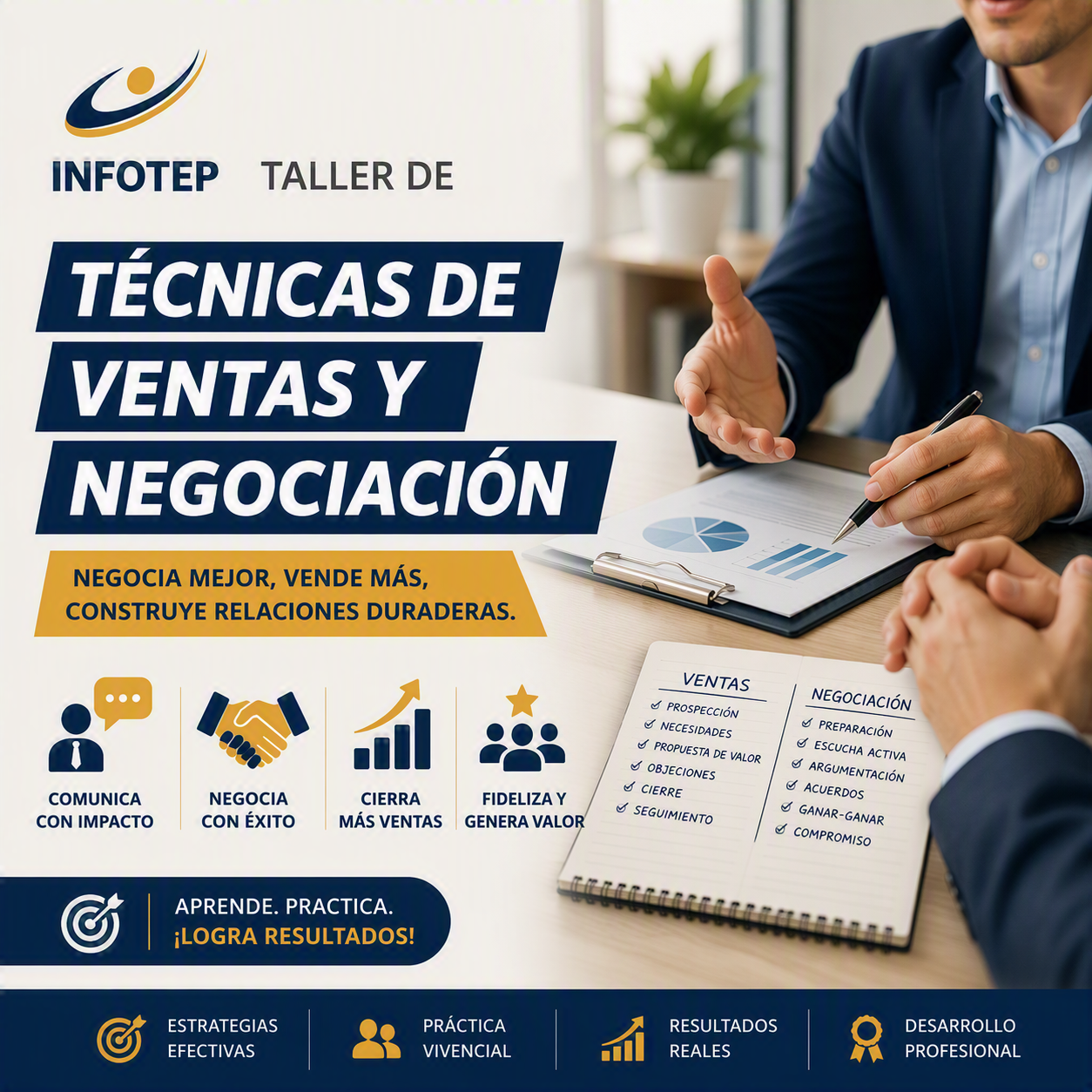 Talle técnicas de ventas y negociación